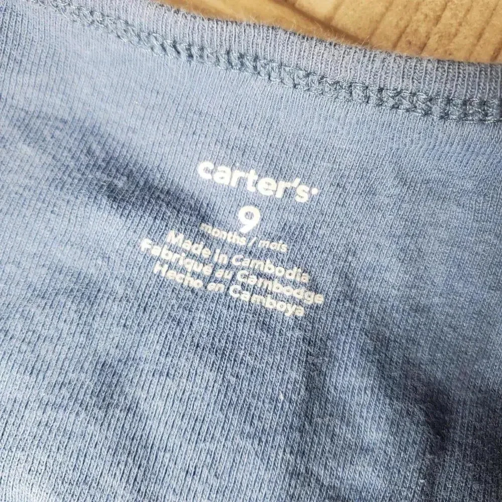 Carter's 9m Baby Boy Pajama Sleepwear Bundle 100% Cotton